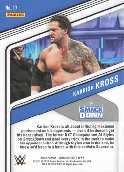 2023 Donruss Elite WWE - Blue #17 Karrion Kross Back