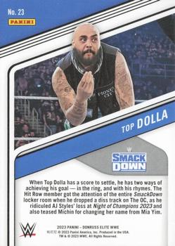 2023 Donruss Elite WWE - Blue #23 Top Dolla Back