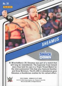 2023 Donruss Elite WWE - Blue #39 Sheamus Back