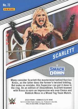 2023 Donruss Elite WWE - Blue #72 Scarlett Back