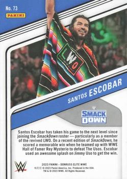 2023 Donruss Elite WWE - Blue #73 Santos Escobar Back