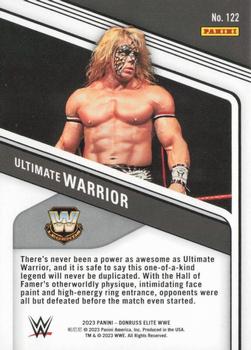 2023 Donruss Elite WWE - Blue #122 Ultimate Warrior Back