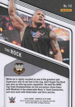 2023 Donruss Elite WWE - Blue #142 The Rock Back