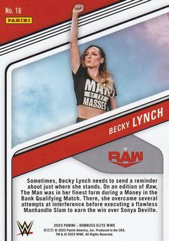 2023 Donruss Elite WWE - Purple #16 Becky Lynch Back