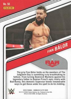 2023 Donruss Elite WWE - Purple #50 Finn Balor Back