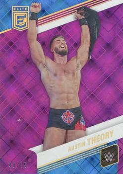 2023 Donruss Elite WWE - Purple #58 Austin Theory Front