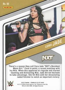 2023 Donruss Elite WWE - Purple #98 Cora Jade Back