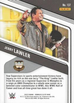 2023 Donruss Elite WWE - Purple #137 Jerry Lawler Back