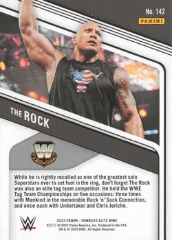 2023 Donruss Elite WWE - Purple #142 The Rock Back