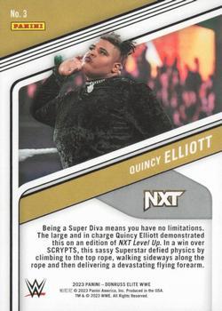 2023 Donruss Elite WWE - Orange #3 Quincy Elliott Back
