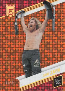 2023 Donruss Elite WWE - Orange #8 Sami Zayn Front