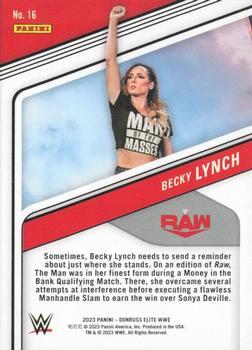 2023 Donruss Elite WWE - Orange #16 Becky Lynch Back