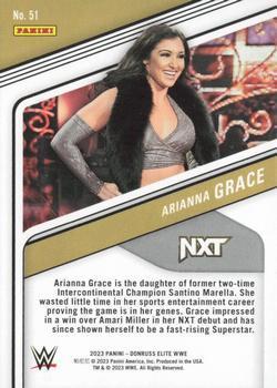 2023 Donruss Elite WWE - Orange #51 Arianna Grace Back