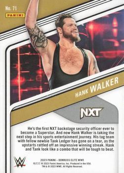 2023 Donruss Elite WWE - Orange #71 Hank Walker Back