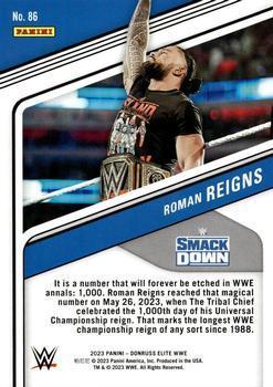 2023 Donruss Elite WWE - Orange #86 Roman Reigns Back