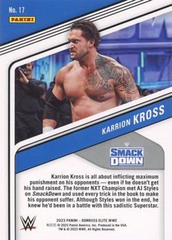 2023 Donruss Elite WWE - Gold #17 Karrion Kross Back