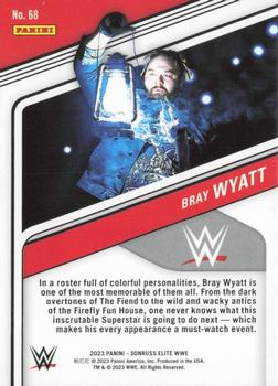 2023 Donruss Elite WWE - Gold #68 Bray Wyatt Back