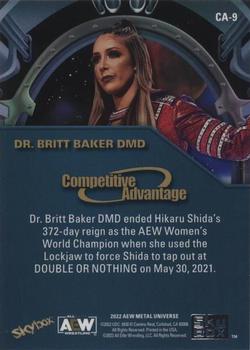 2022 SkyBox Metal Universe AEW - Competitive Advantage #CA-9 Dr. Britt Baker Back