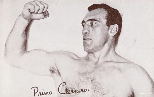 1950 Exhibit Wrestling #NNO Primo Carnera Front