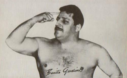 1950 Exhibit Wrestling #NNO Benito Gardini Front