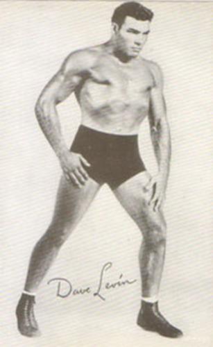 1950 Exhibit Wrestling #NNO Dave Levin Front
