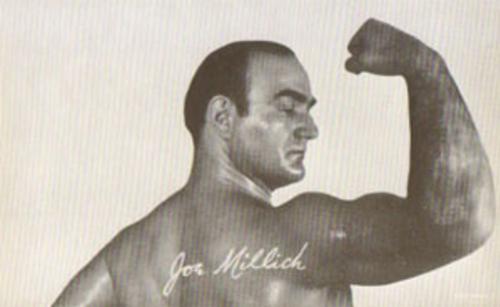 1950 Exhibit Wrestling #NNO Joe Millich Front