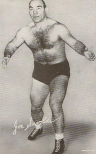 1950 Exhibit Wrestling #NNO Joe Savoldi Front