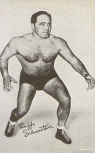 1950 Exhibit Wrestling #NNO Ruffy Silverstein Front