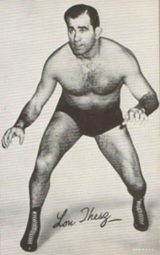 1950 Exhibit Wrestling #NNO Lou Thesz Front