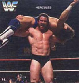 1988 Quaker Dipps WWF #14 Hercules Front