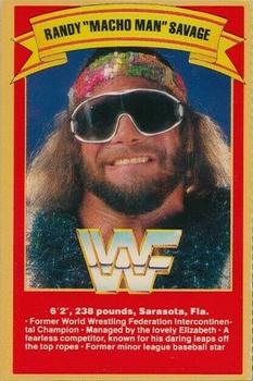 1988 Gold Bond Ice Cream WWF #NNO Randy 