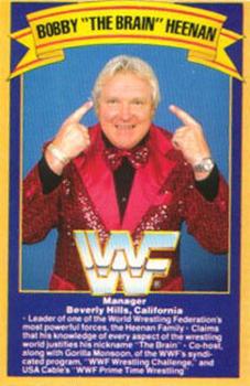 1989 Gold Bond Ice Cream WWF #NNO Bobby 