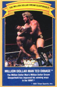 1991 Gold Bond Ice Cream WWF #NNO Million Dollar Man Ted DiBiase Front