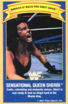 1991 Gold Bond Ice Cream WWF #NNO Sensational Queen Sherri Front