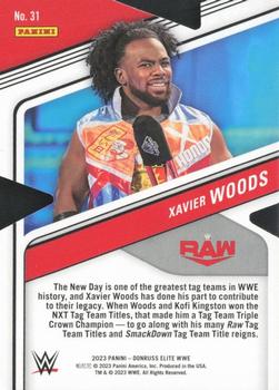 2023 Donruss Elite WWE - Status Die Cut #31 Xavier Woods Back