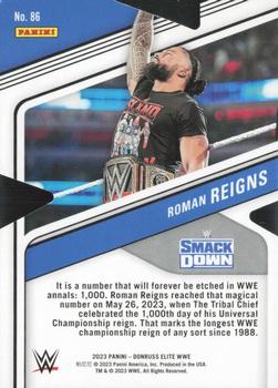 2023 Donruss Elite WWE - Status Die Cut #86 Roman Reigns Back