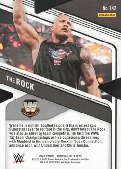 2023 Donruss Elite WWE - Status Die Cut #142 The Rock Back