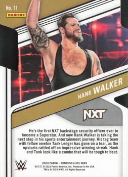 2023 Donruss Elite WWE - Aspirations Die Cut #71 Hank Walker Back