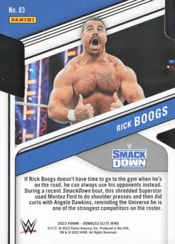 2023 Donruss Elite WWE - Aspirations Die Cut #83 Rick Boogs Back