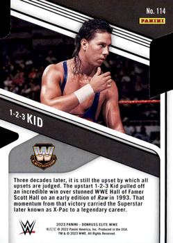 2023 Donruss Elite WWE - Aspirations Die Cut #114 1-2-3 Kid Back