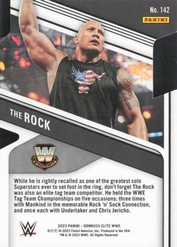 2023 Donruss Elite WWE - Aspirations Die Cut #142 The Rock Back