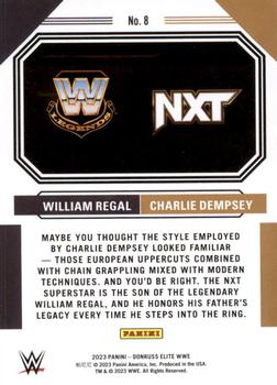 2023 Donruss Elite WWE - Family Lineage #8 Charlie Dempsey / William Regal Back