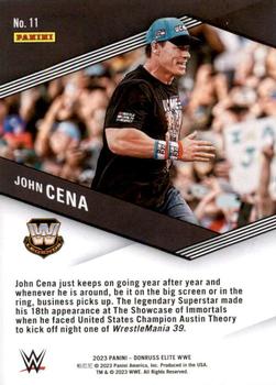 2023 Donruss Elite WWE - Spellbound #11 John Cena Back