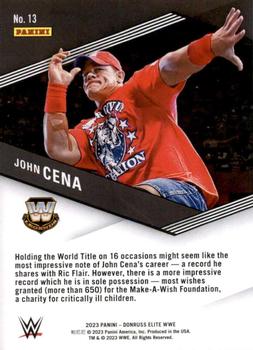 2023 Donruss Elite WWE - Spellbound #13 John Cena Back