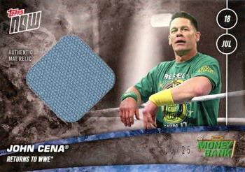 2021 Topps Now WWE - Mat Relics #21A John Cena Front