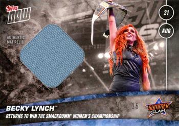 2021 Topps Now WWE - Mat Relics #23A Becky Lynch Front