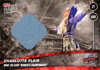 2021 Topps Now WWE - Mat Relics #27A Charlotte Flair Front