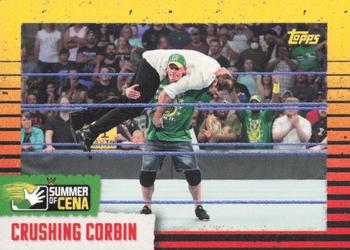 2021 Topps Now WWE Summer Of Cena #NNO Crushing Corbin Front