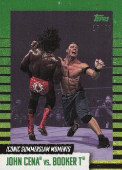 2021 Topps Now WWE Summer Of Cena - Purple #NNO John Cena vs. Booker T Front