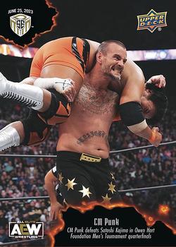 2023 Upper Deck AEW Match Dated Moments Special Edition #2 CM Punk Front